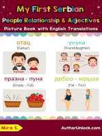 My First Serbian People, Relationships & Adjectives Picture Book with English Translations: Teach & Learn Basic Serbian words for Children, #13