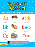 My First Spanish Alphabets Picture Book with English Translations: Teach & Learn Basic Spanish words for Children, #1