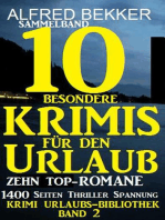 Sammelband 10 besondere Krimis für den Urlaub - Zehn Top-Romane: Krimi Urlaubs-Bibliothek