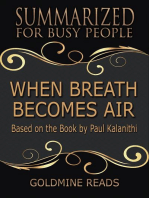 When Breath Becomes Air - Summarized for Busy People