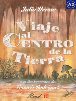 Viaje al Centro de la Tierra para estudiantes de español. Libro de lectura Nivel A2. Principiantes.