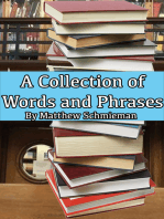 A Collection of Words and Phrases
