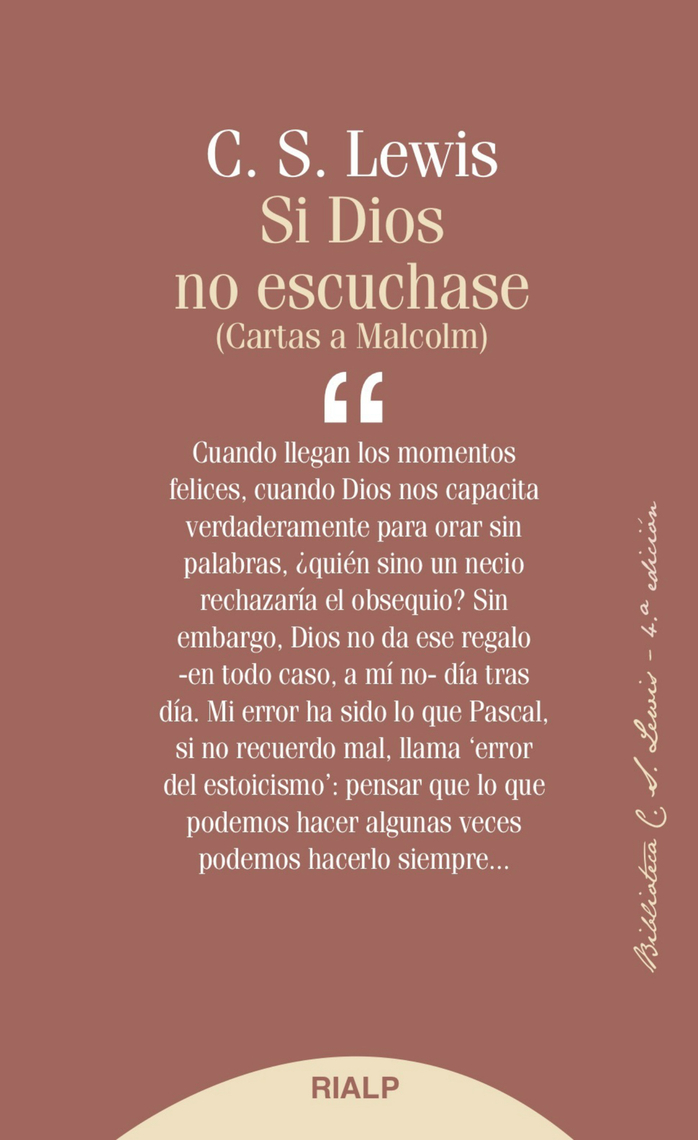 Si Dios no escuchase by Clive Staples Lewis - Ebook | Scribd