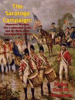 The Saratoga Campaign: Maneuver Warfare, the Continental Army, and the Birth of the American Way of War