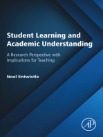 Student Learning and Academic Understanding: A Research Perspective with Implications for Teaching