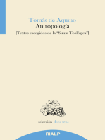 Antropología: Textos escogidos de la Suma Teológica