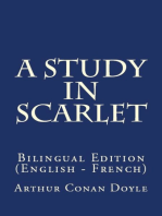 A Study In Scarlet: Bilingual Edition (English – French)