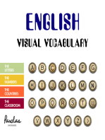 English Visual Vocabulary: The letters, the numbers, the countries, the classroom