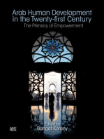 Arab Human Development in the Twenty-first Century: The Primacy of Empowerment