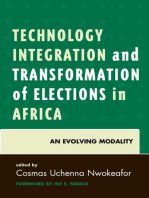 Technology Integration and Transformation of Elections in Africa: An Evolving Modality