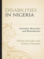 Disabilities in Nigeria: Attitudes, Reactions, and Remediation