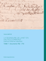 La seigneurie de Lanet en Hautes-Corbières (Vème-XIXème siècles): Tome 7 : Documents 1762 - 1772