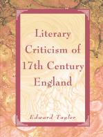 Literary Criticism of 17Th Century England