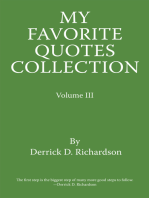 My Favorite Quotes Collection: Volume Iii