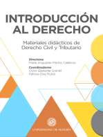 INTRODUCCIÓN AL DERECHO: Materiales didácticos de Derecho Civil y Tributario