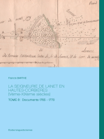 LA SEIGNEURIE DE LANET EN HAUTES-CORBIÈRES (Vème-XIXème siècles): TOME 8 : Documents 1765 - 1770