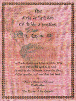 The Acts & Epistles of Bible Apostles, in Rhyme ©