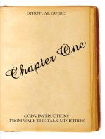 Chapter One: God's Instructions from Walk the Talk Ministries