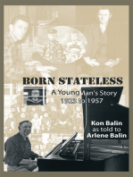 Born Stateless: A Young Man's Story 1923 to 1957