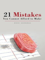 21 Mistakes You Cannot Afford to Make