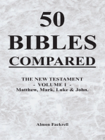 50 Bibles Compared: The New Testament – Volume 1