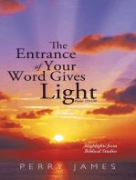 The Entrance of Your Word Gives Light Psalm 119:130: Highlights from Biblical Studies