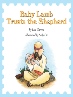 Baby Lamb Trusts the Shepherd