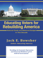 Educating Voters for Rebuilding America: National Goals and Balanced Budget