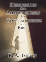 Difficulties and Alleged Errors and Contradictions in the Bible