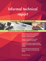 Informal technical report Complete Self-Assessment Guide