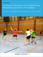 Training für defensive und halboffensive Abwehrkooperationen im Handball: 60 Übungen - Vom 1gegen1 über die Kleingruppe bis zur Abwehr im Team