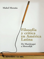 Filosofía y crítica en América Latina: De Mariátegui a Sloterdijk