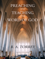 Preaching and Teaching the Word of God