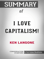 Summary of I Love Capitalism!: An American Story