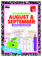 August & September Monthly Collection, Grade 1