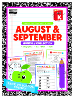 August & September Monthly Collection, Grade K