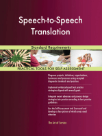 Speech-to-Speech Translation Standard Requirements