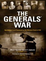 The Generals' War: Operational Level Command on the Western Front in 1918