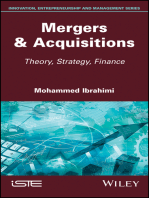 Mergers & Acquisitions: Theory, Strategy, Finance