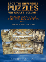 Spot The Difference Puzzles For Adults: Volume 1 Renaissance Art: The Italian Artists Part 1