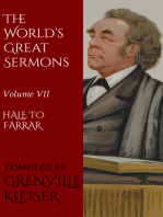 The World's Great Sermons: Volume VII—Halle toFarrar