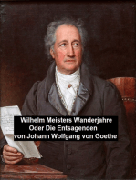 Wilhelm Meisters Wanderjahre Oder Die Entsagenden