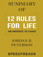 Summary of 12 Rules for Life: An Antidote to Chaos By Jordan B. Peterson