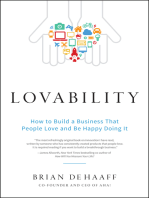 Lovability: How to Build a Business That People Love and Be Happy Doing It