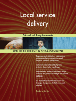 Local service delivery Standard Requirements