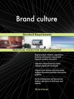 Brand culture Standard Requirements