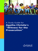 A Study Guide for Agatha Christie's "Witness for the Prosecution"