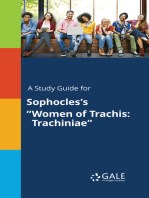 A Study Guide for Sophocles's "Women of Trachis: Trachiniae"