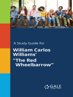 A study guide for William Carlos Williams' "The Red Wheelbarrow"