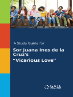 A Study Guide for Sor Juana Ines de la Cruz's "Vicarious Love"